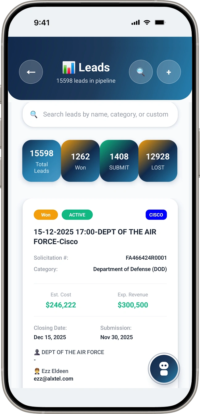 GovOps360 Government Contracting Mobile App