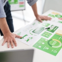 Sustainable supply chain governance supporting government contractor sustainability through ethical sourcing and reduced environmental impact across vendor networks