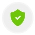 Protect badge icon representing security, safety, and protection.